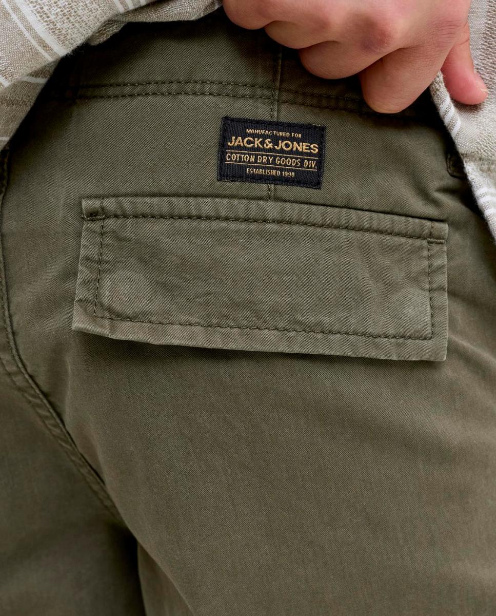 Bermudas Cargo Relaxed Fit Jack & Jones Verde-5