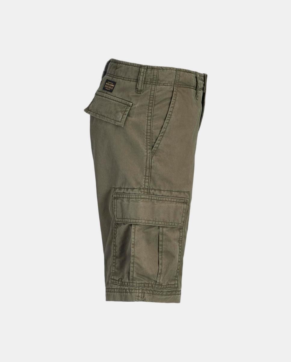Bermudas Cargo Relaxed Fit Jack & Jones Verde-8