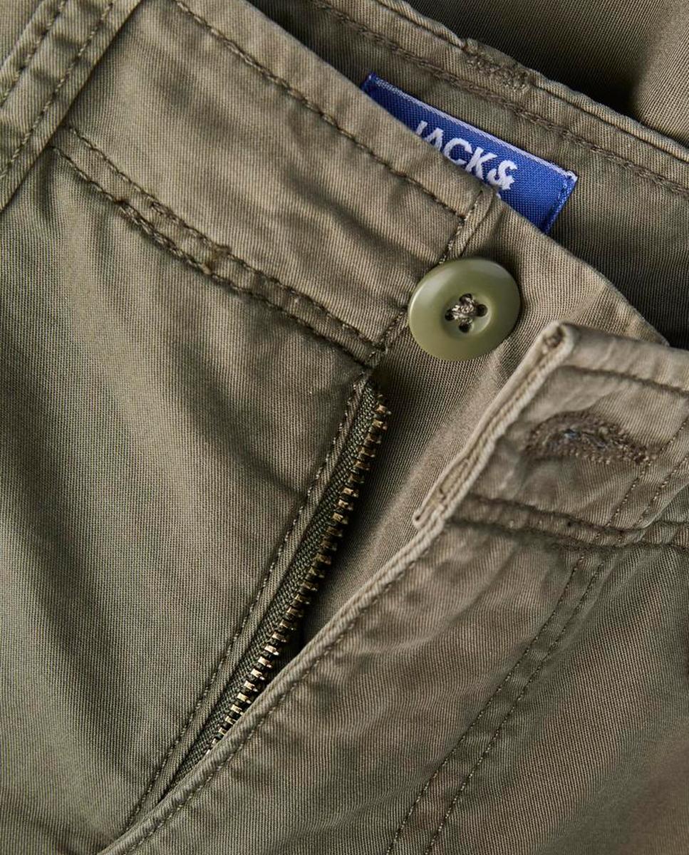 Bermudas Cargo Relaxed Fit Jack & Jones Verde-9