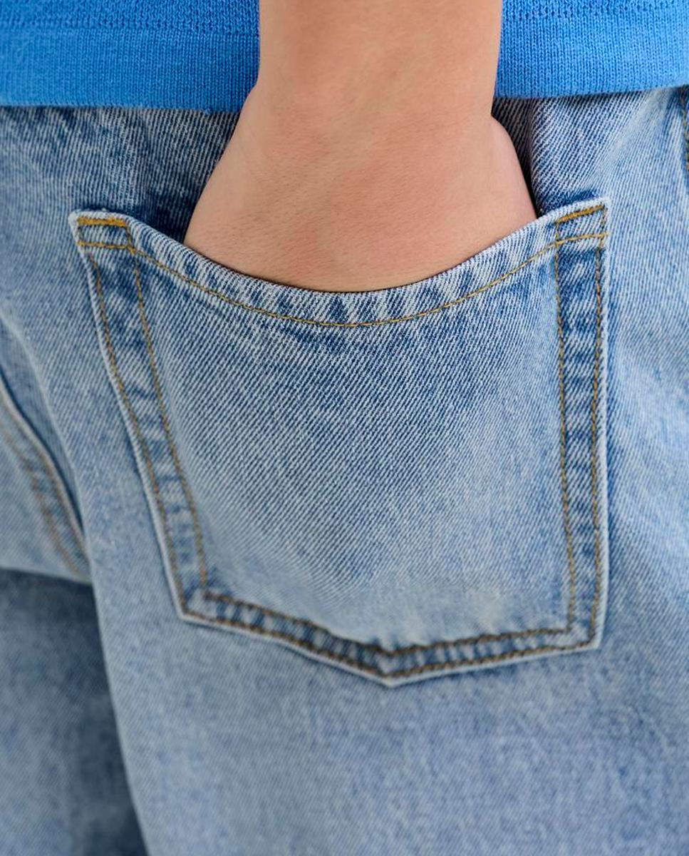 Bermudas de Ganga Relaxed Fit Jack & Jones Azul-claro-6