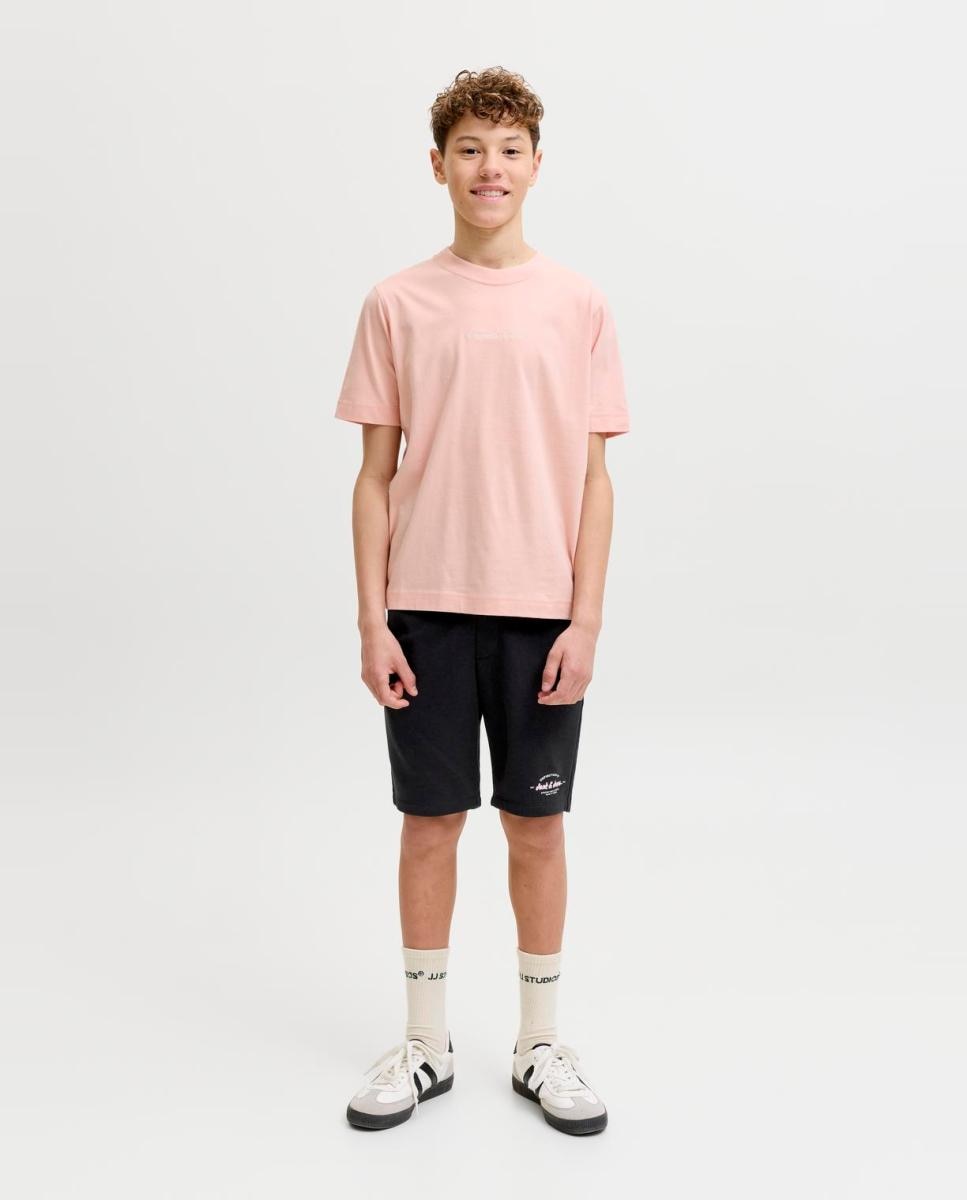 Bermuda deportiva de niño con logo - Jack & Jones - Negro Negro-1