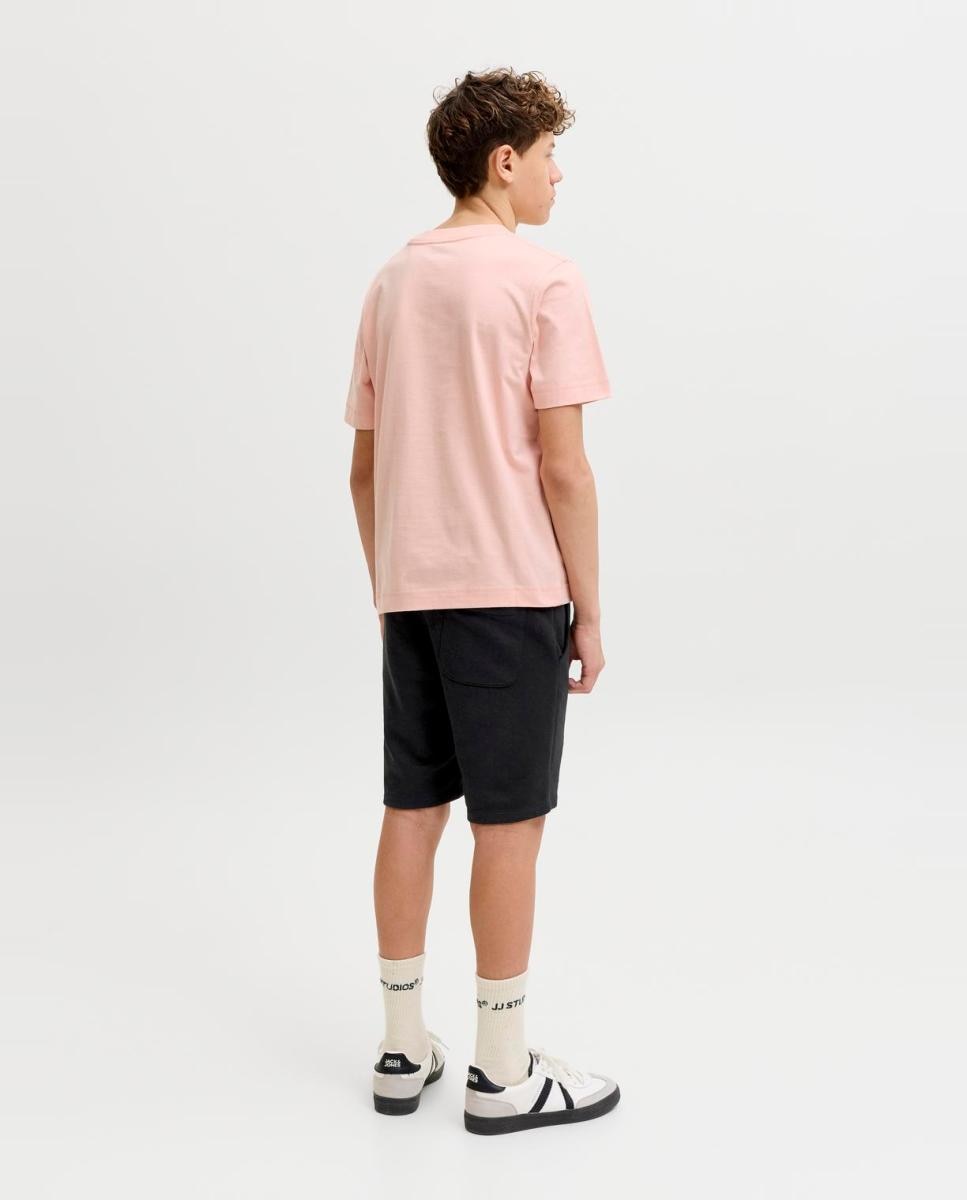 Bermuda deportiva de niño con logo - Jack & Jones - Negro Negro-3