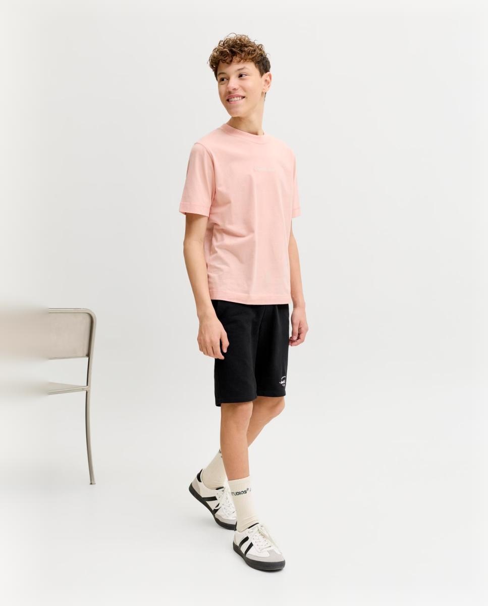 Bermuda deportiva de niño con logo - Jack & Jones - Negro Negro-5