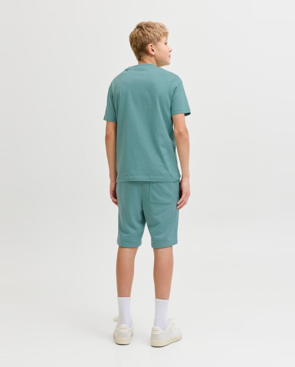 Bermuda deportiva de niño con logo - Jack & Jones - Verde Verde-3