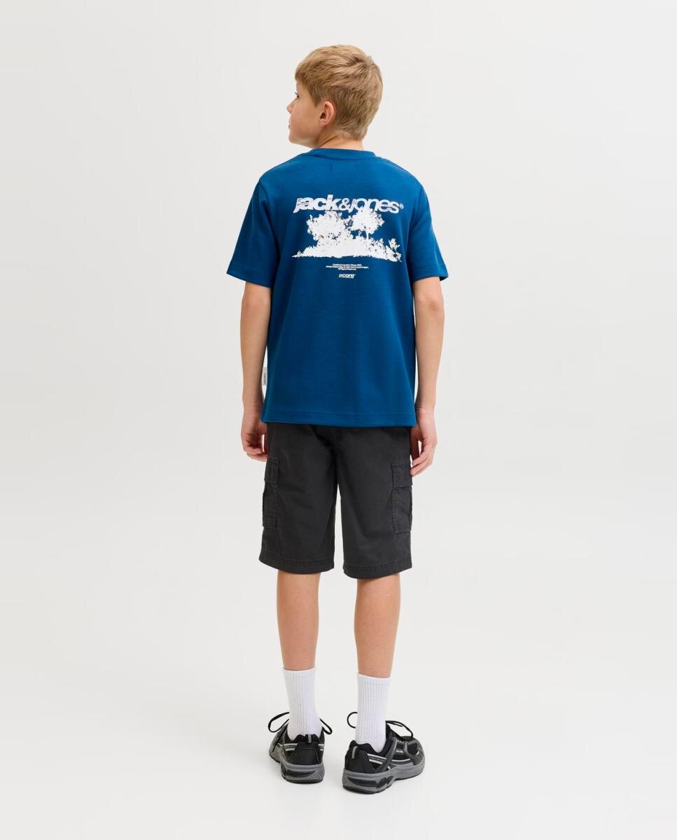 Bermuda cargo de niño relaxed fit - Jack & Jones - Negro Negro-3