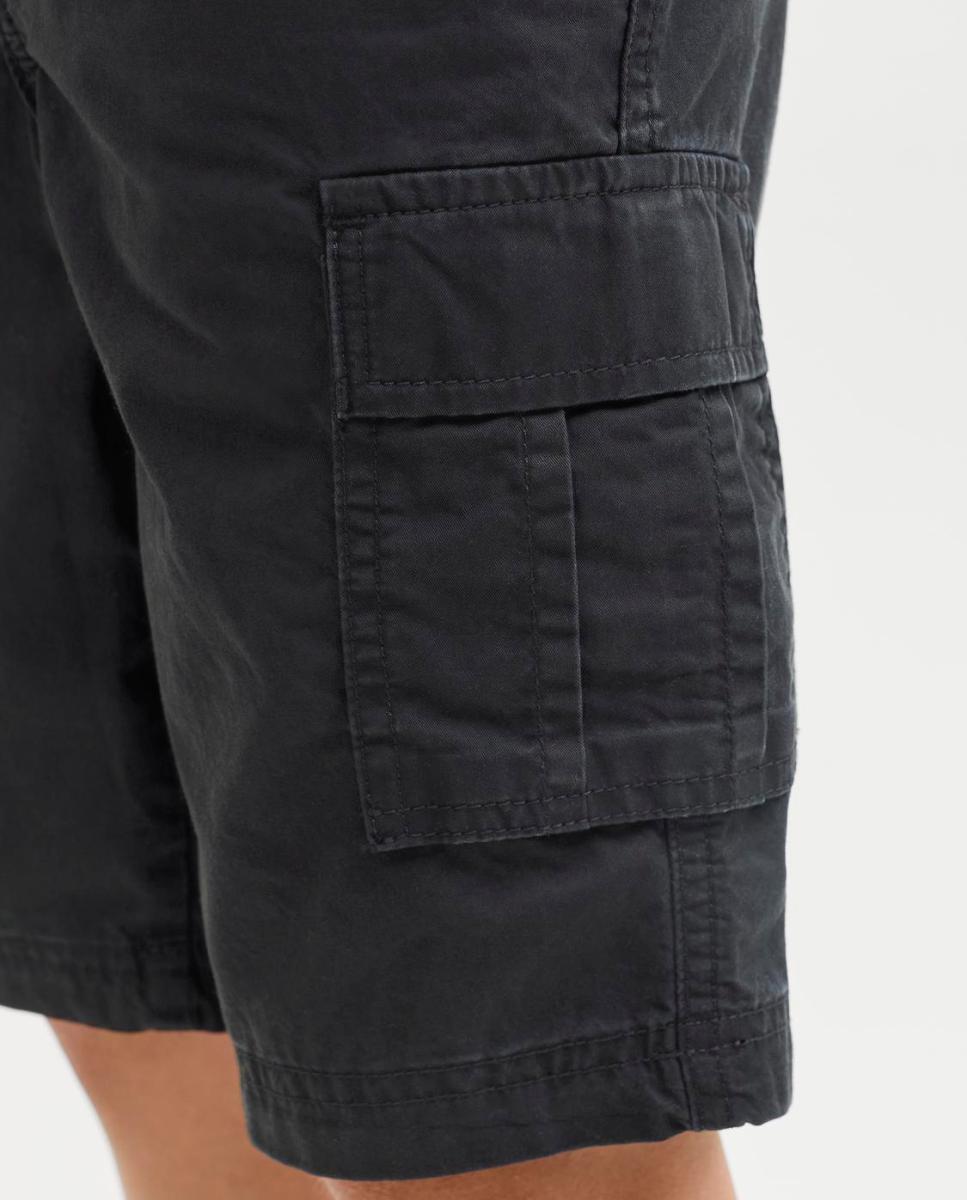 Bermuda cargo de niño relaxed fit - Jack & Jones - Negro Negro-4