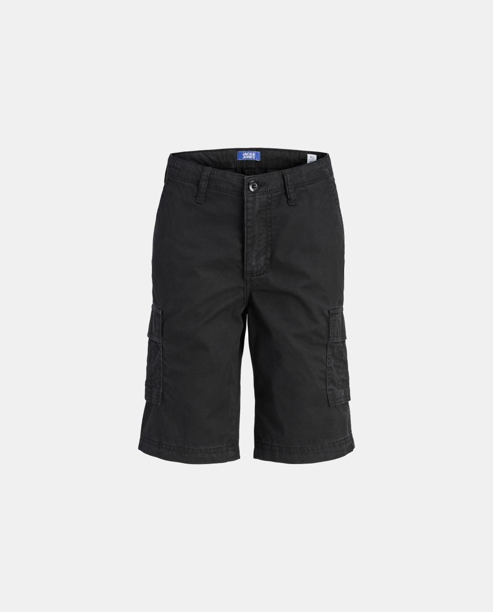 Bermuda cargo de niño relaxed fit - Jack & Jones - Negro Negro-6