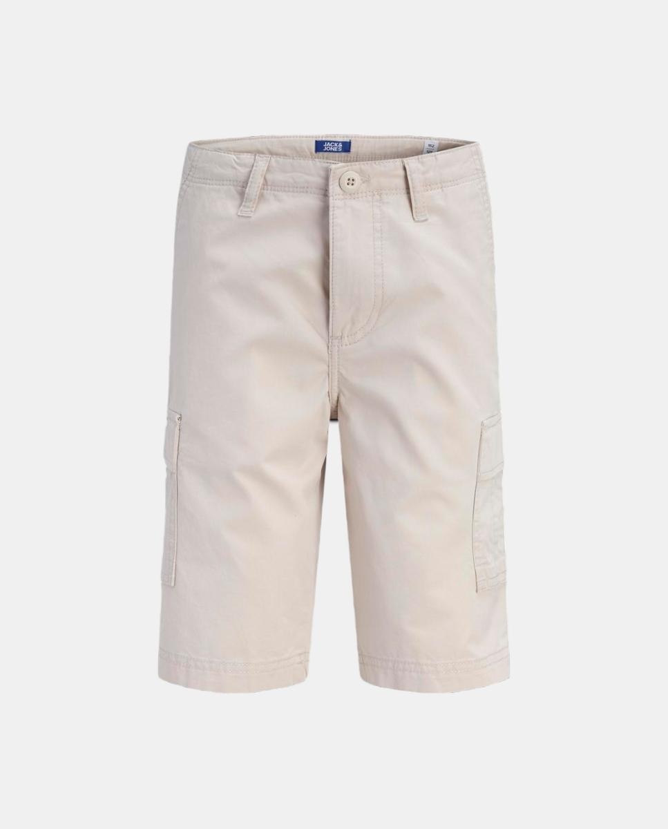 Bermuda cargo de niño relaxed fit - Jack & Jones - Crema Crema-1