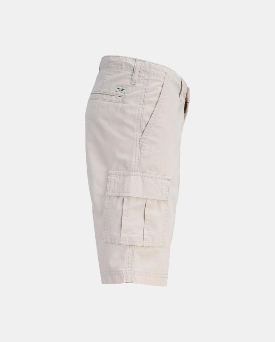 Bermuda cargo de niño relaxed fit - Jack & Jones - Crema Crema-3