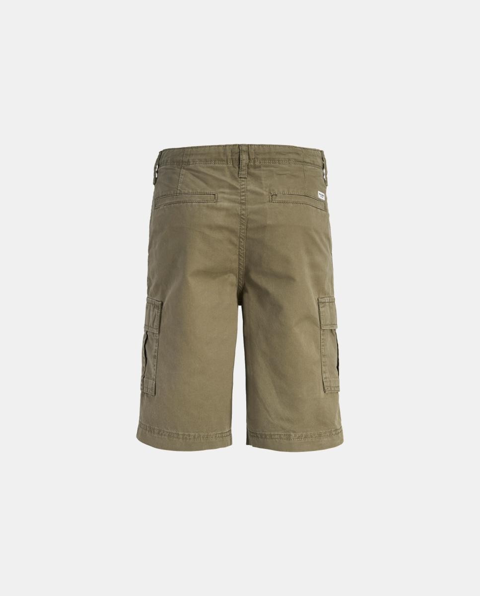 Bermudas Cargo Relaxed Fit Verde-7