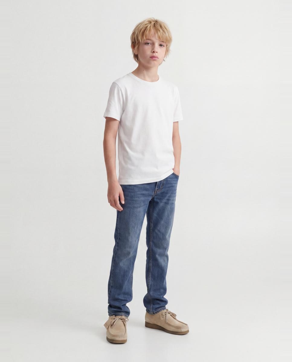 Jeans Relaxed Fit Azul-4