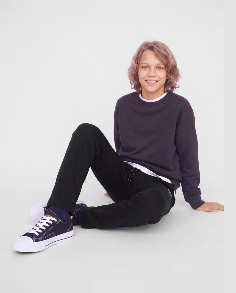 Imagen 4 de Pantalón deportivo de niño liso - Jack & Jones - Negro Negro