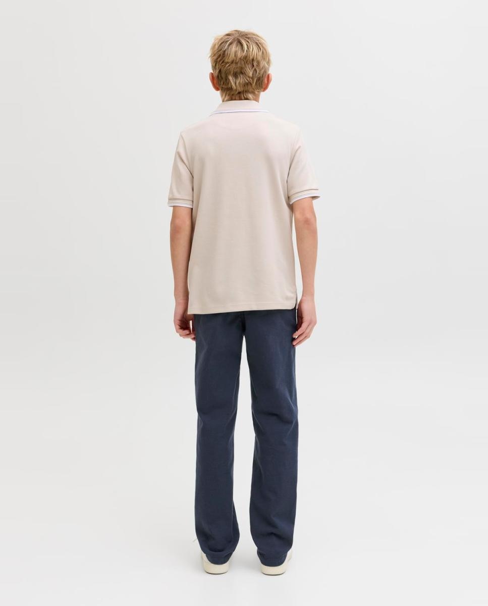 Pantalon liso tipo jogger de niño - Jack & Jones - Azul marino Azul marino-3
