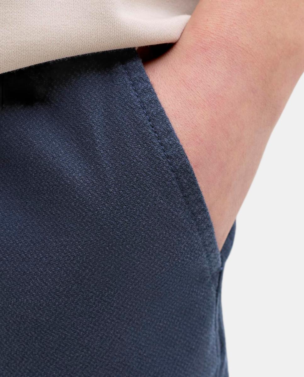 Pantalon liso tipo jogger de niño - Jack & Jones - Azul marino Azul marino-5