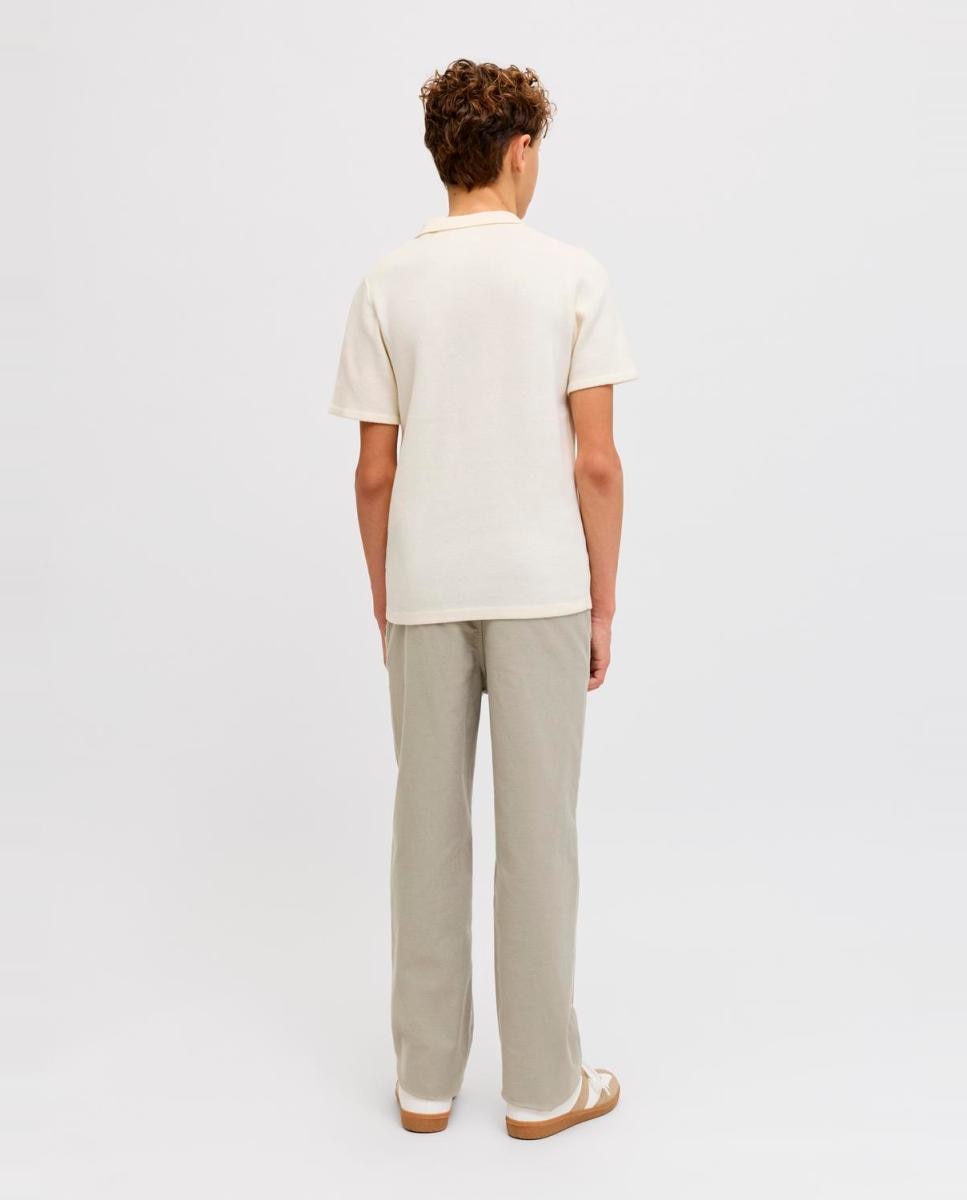 Pantalon liso tipo jogger de niño - Jack & Jones - Camel Camel-3