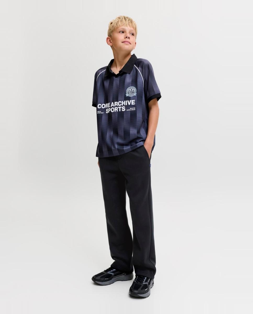 Imagen 0 de Pantalón deportivo de niño liso Negro