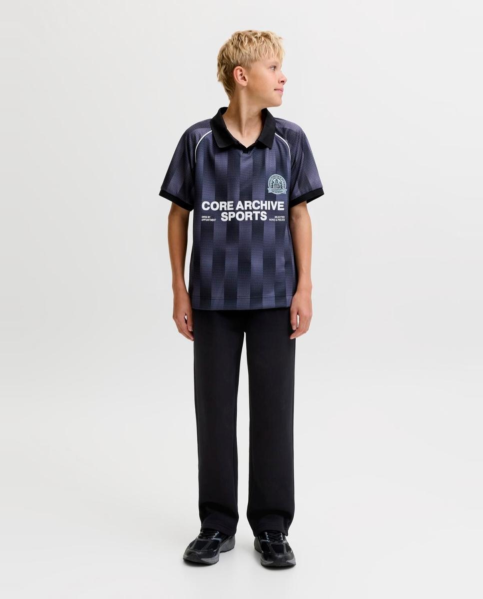 Pantalón deportivo de niño liso - Jack & Jones - Negro Negro-5