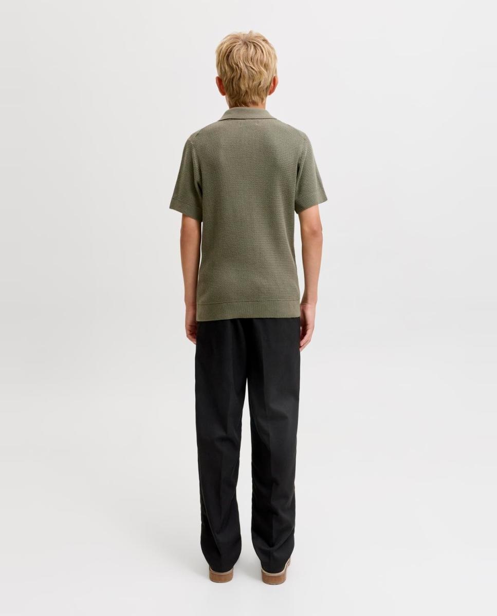 Pantalon liso tipo jogger de niño - Jack & Jones - Negro Negro-3