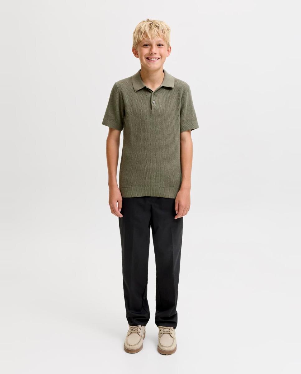 Pantalon liso tipo jogger de niño - Jack & Jones - Negro Negro-6