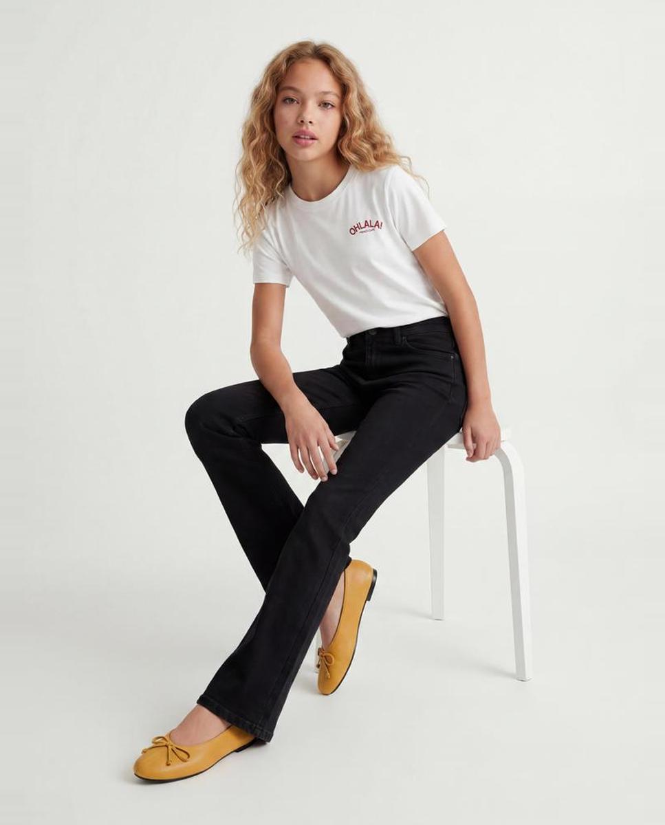 Jeans Flare Preto-4