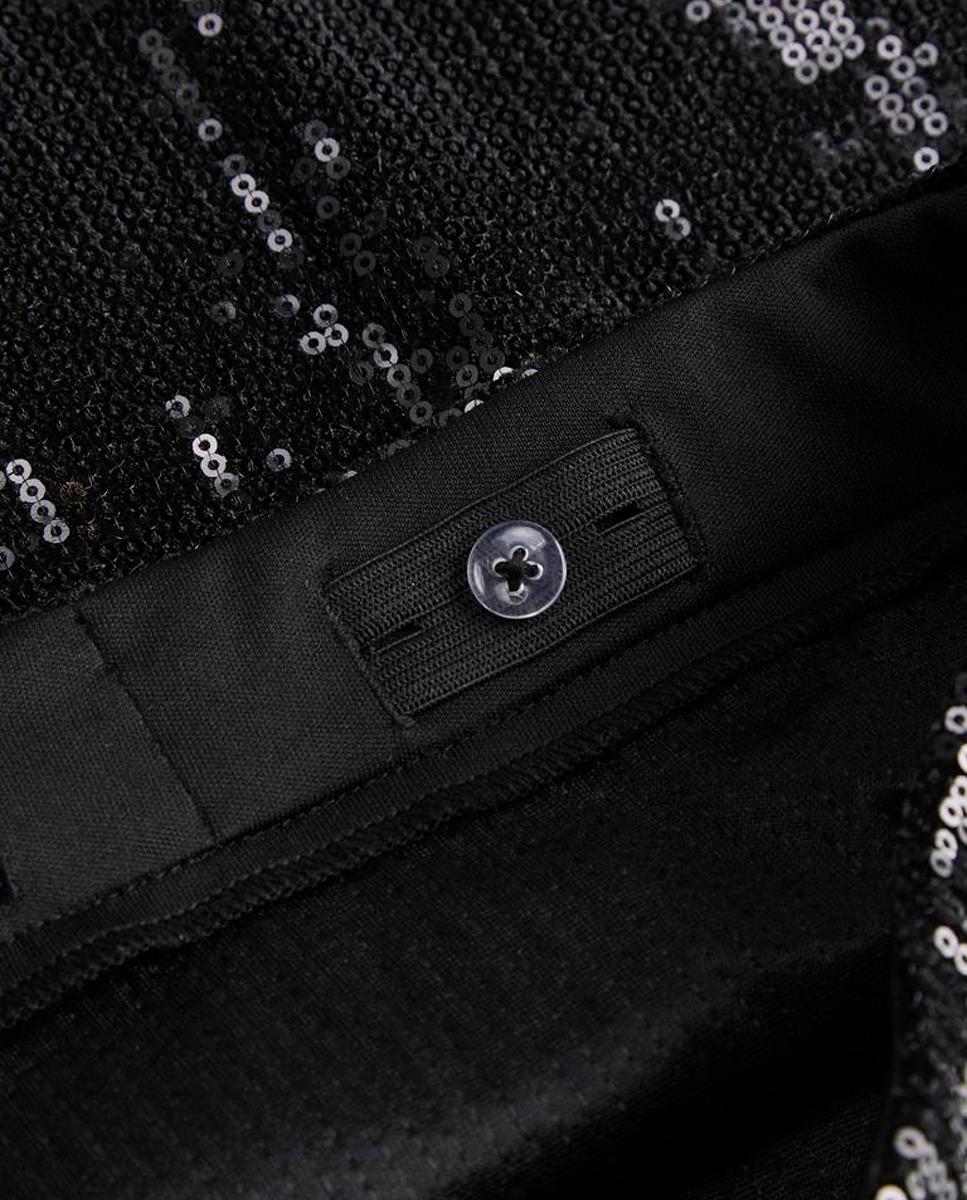 Saia com Lantejoulas Preto-3