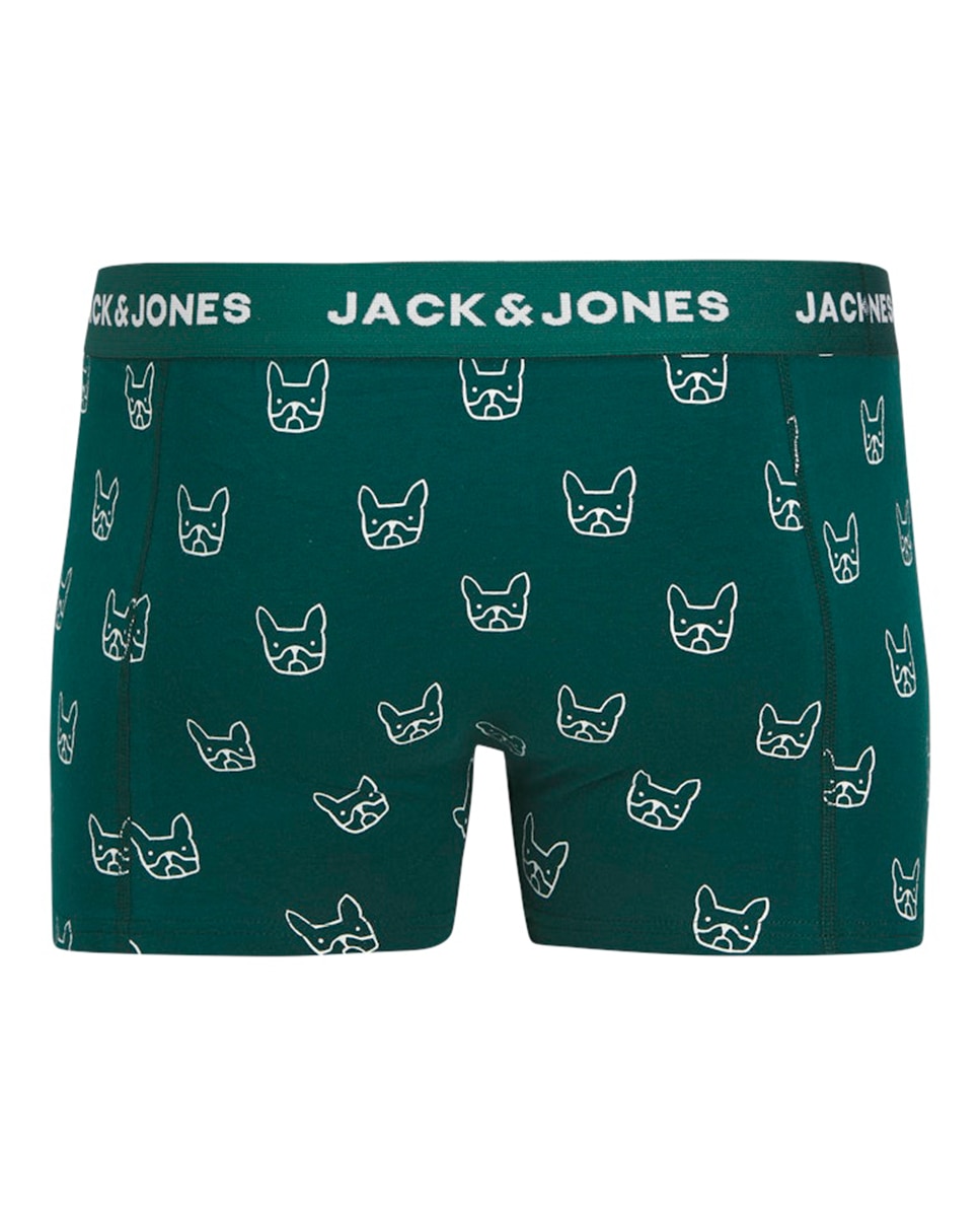 Pack de 3 Boxers com Logótipo Bulldog Jack & Jones Azul-marinho-2