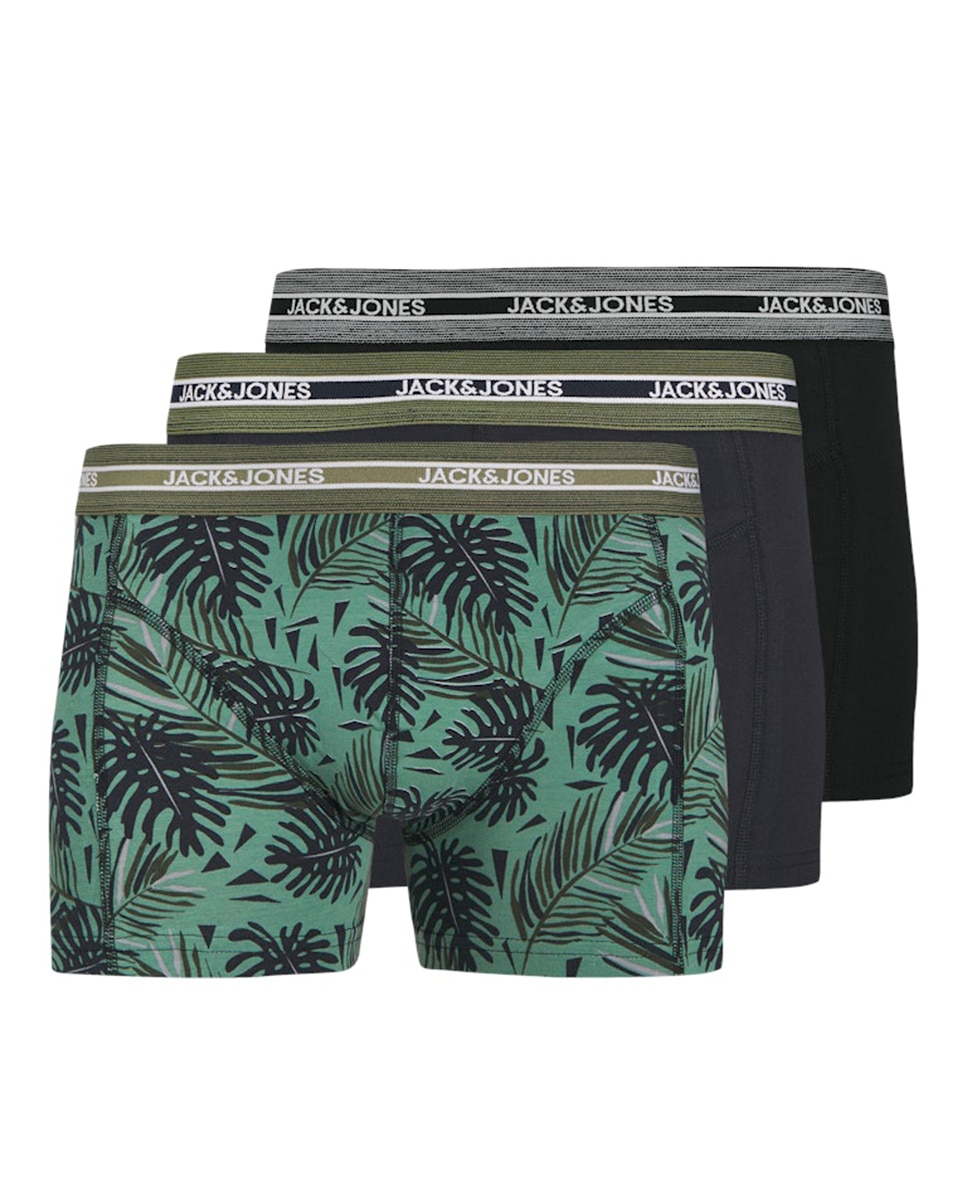 Pack de Três Boxers Preto-1