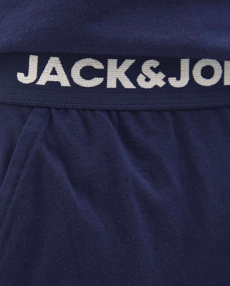 Pijama Curto com Logótipo Azul-6