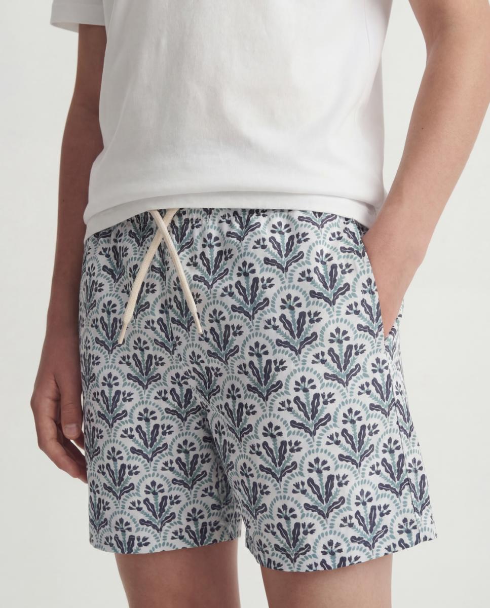 Bañador bermuda de niño con estampado - Jack & Jones - Blanco Blanco-4