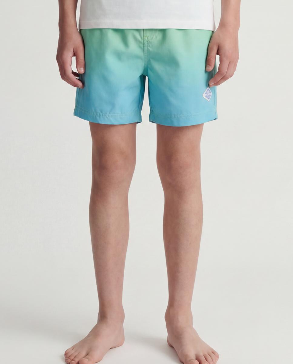 Calções de Banho com Estampado em Degradé Jack & Jones Verde-2