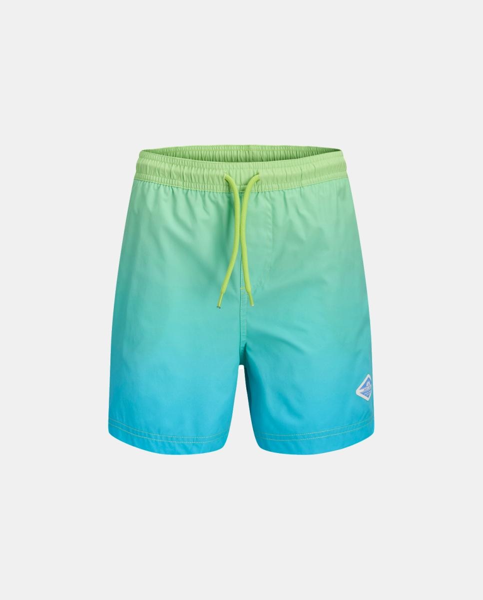 Calções de Banho com Estampado em Degradé Jack & Jones Verde-4