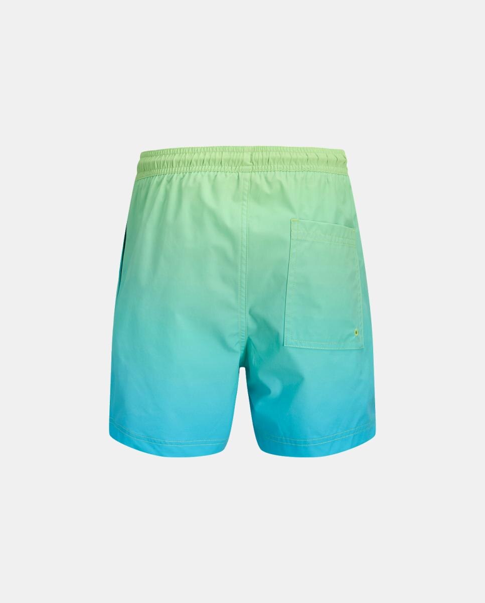 Calções de Banho com Estampado em Degradé Jack & Jones Verde-5