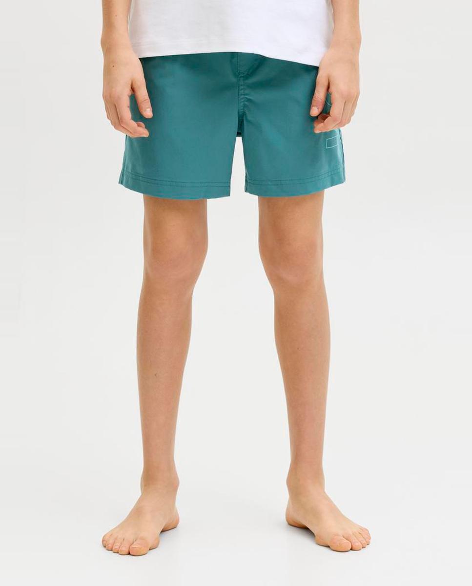 Bañador bermuda de niño con print lateral - Jack & Jones - Turquesa Turquesa-2