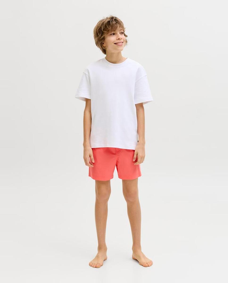 Imagen 1 de Bañador bermuda de niño con print lateral - Jack & Jones - Coral Coral