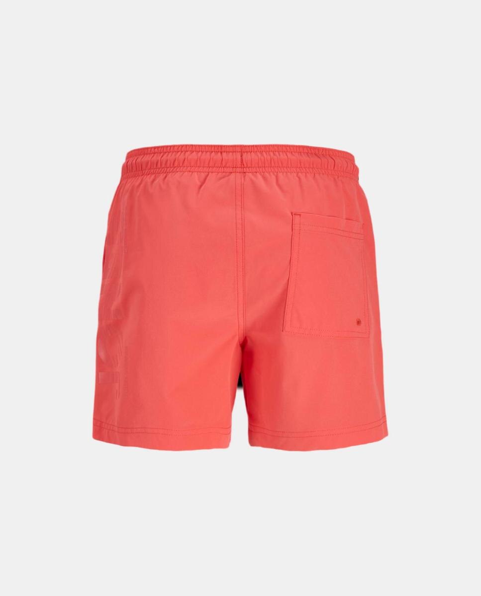 Imagen 8 de Bañador bermuda de niño con print lateral - Jack & Jones - Coral Coral
