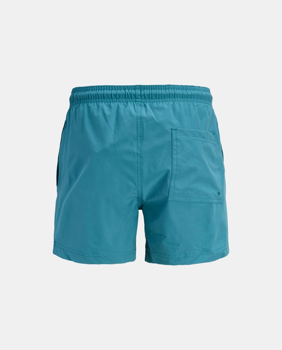 Calções de Banho com Estampado Oculto Reativo à Água Jack & Jones Turquesa-2
