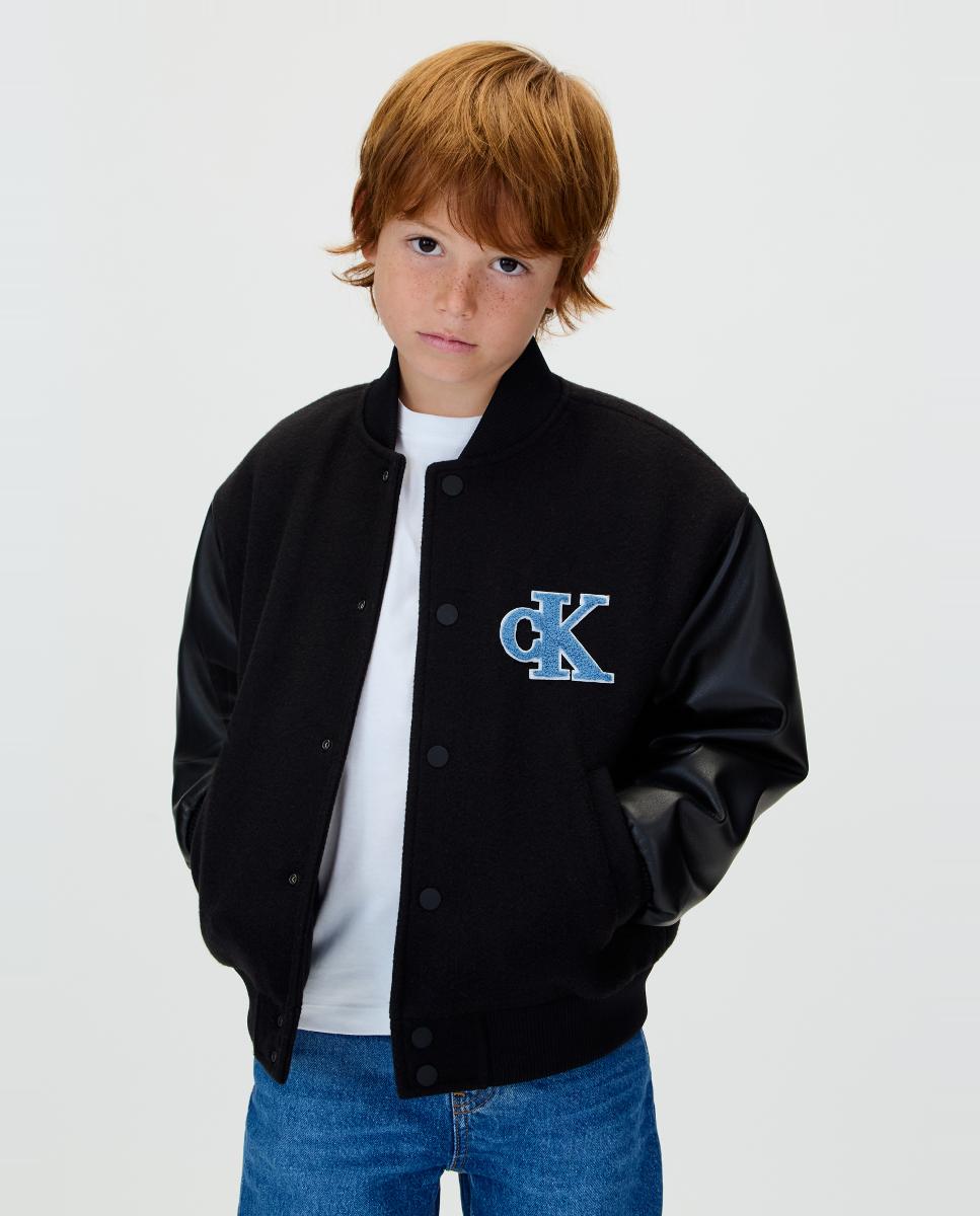 Casaco Varsity Calvin Klein Preto-1