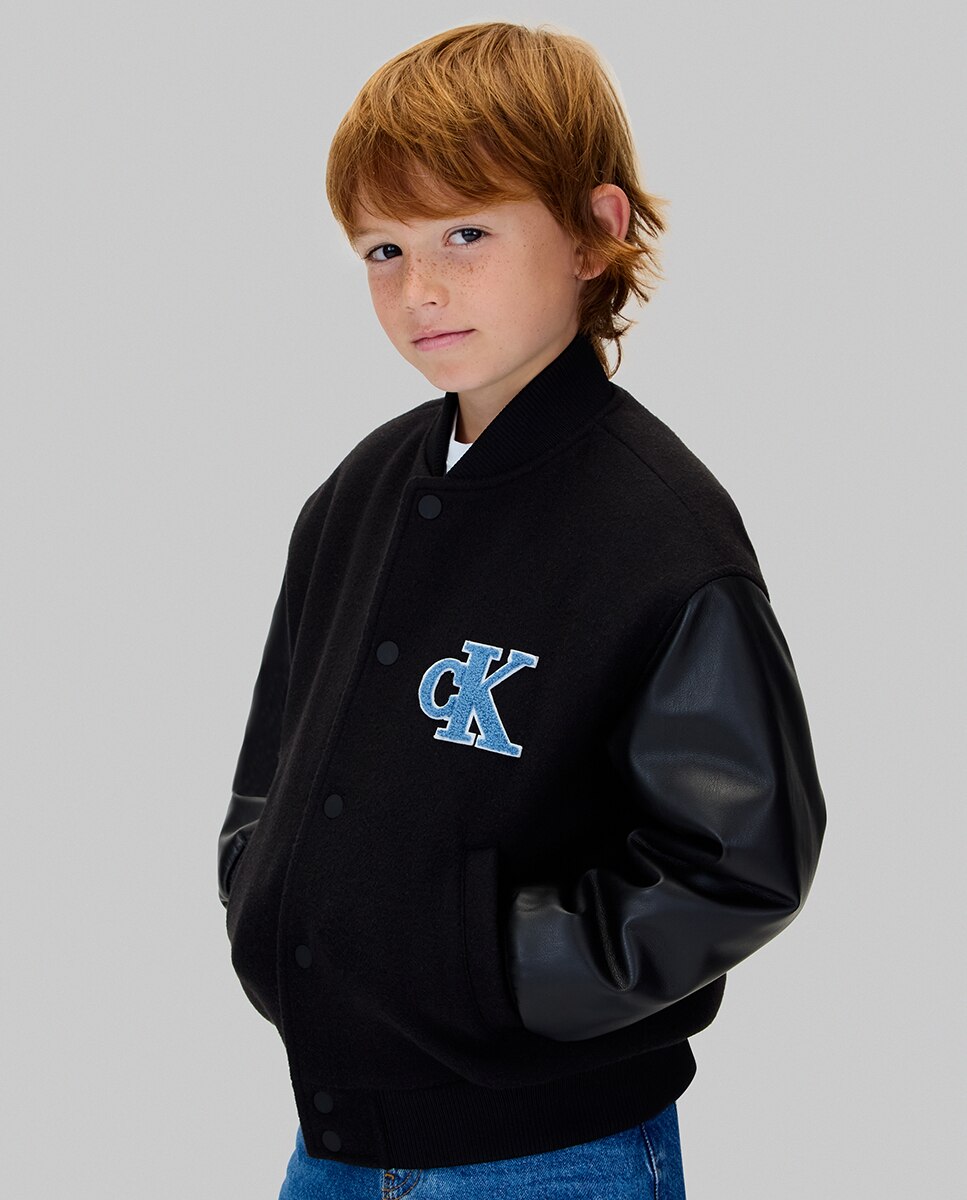 Casaco Varsity Calvin Klein Preto-6