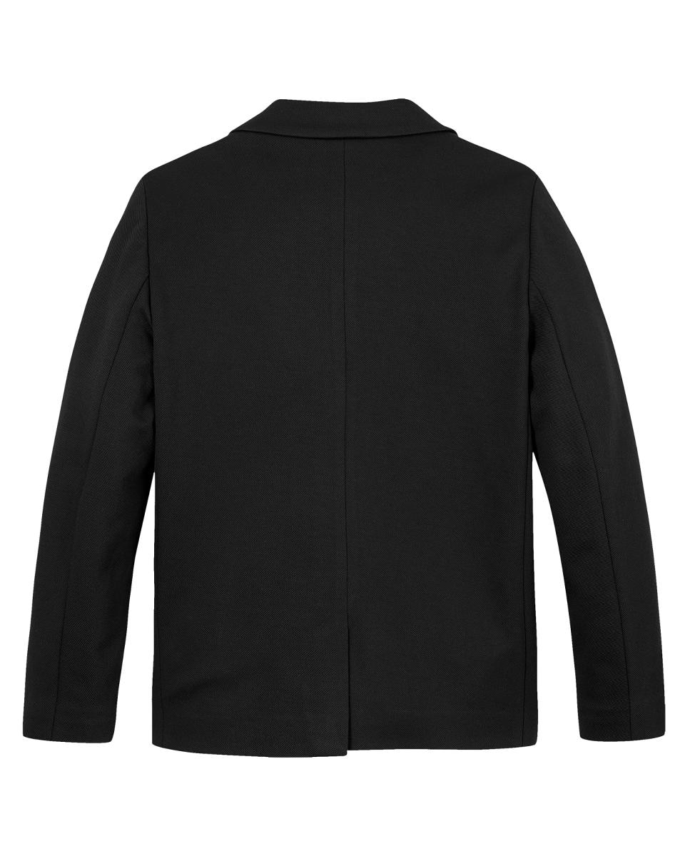 Blazer com Logótipo Bordado Preto-5