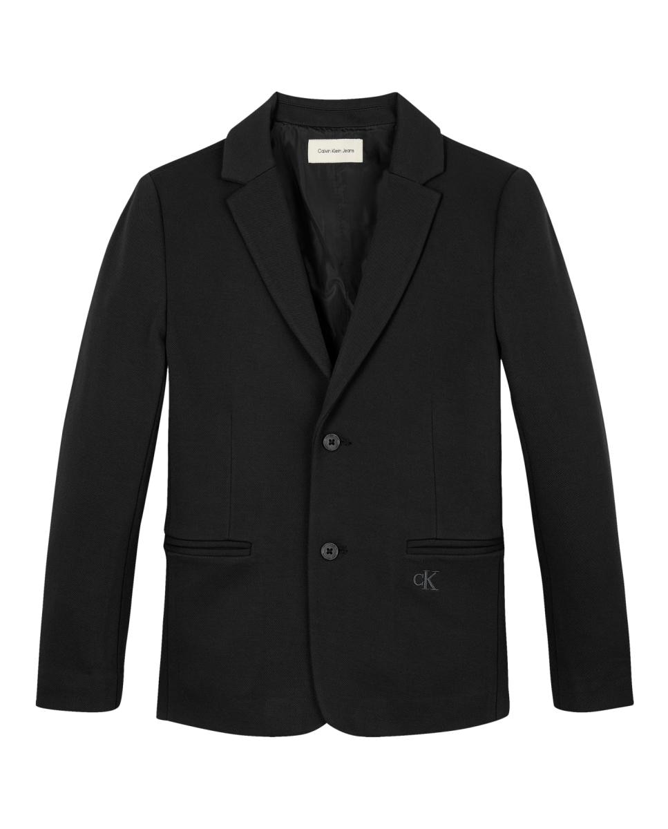 Blazer com Logótipo Bordado Preto-6