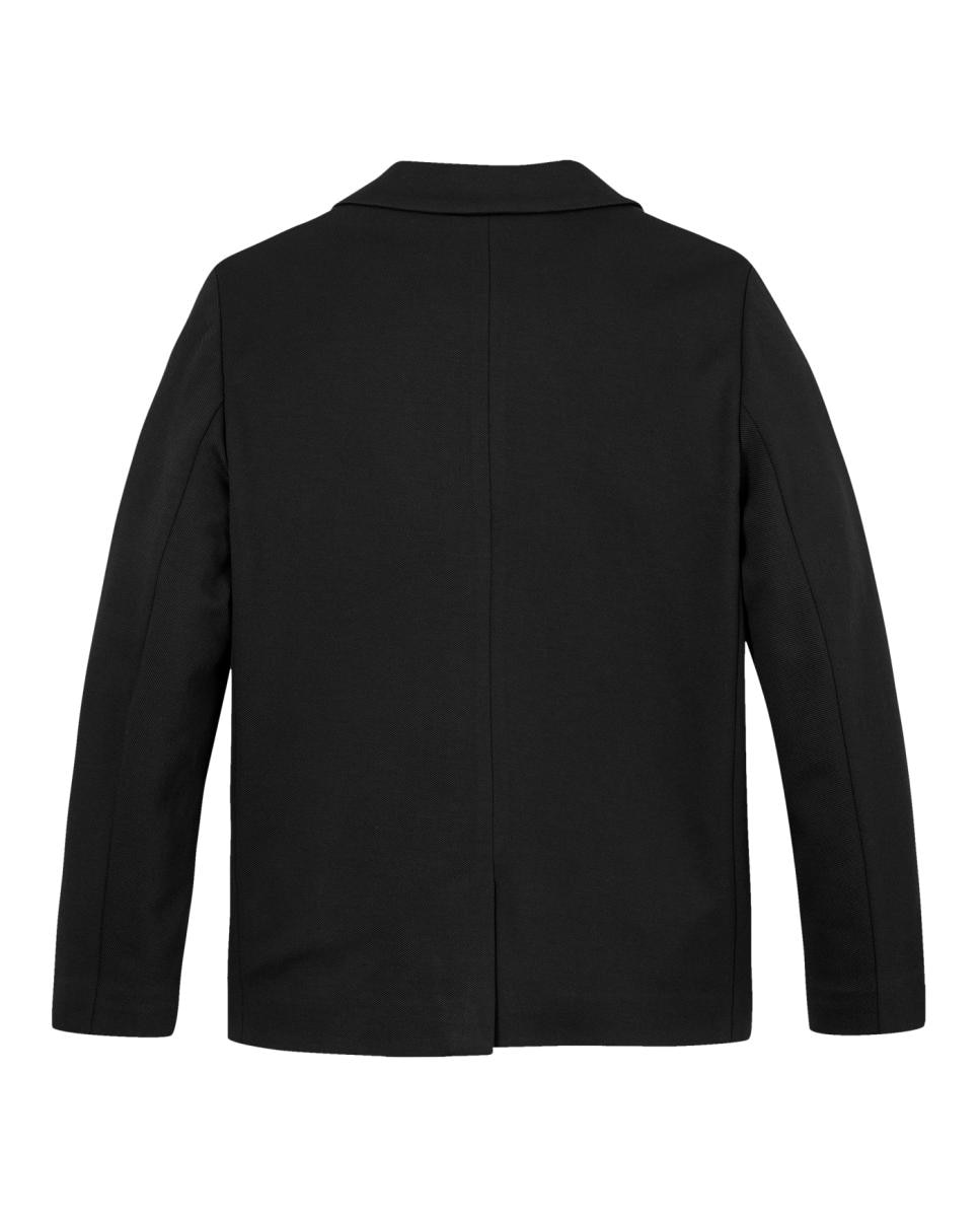 Blazer com Logótipo Bordado Preto-7