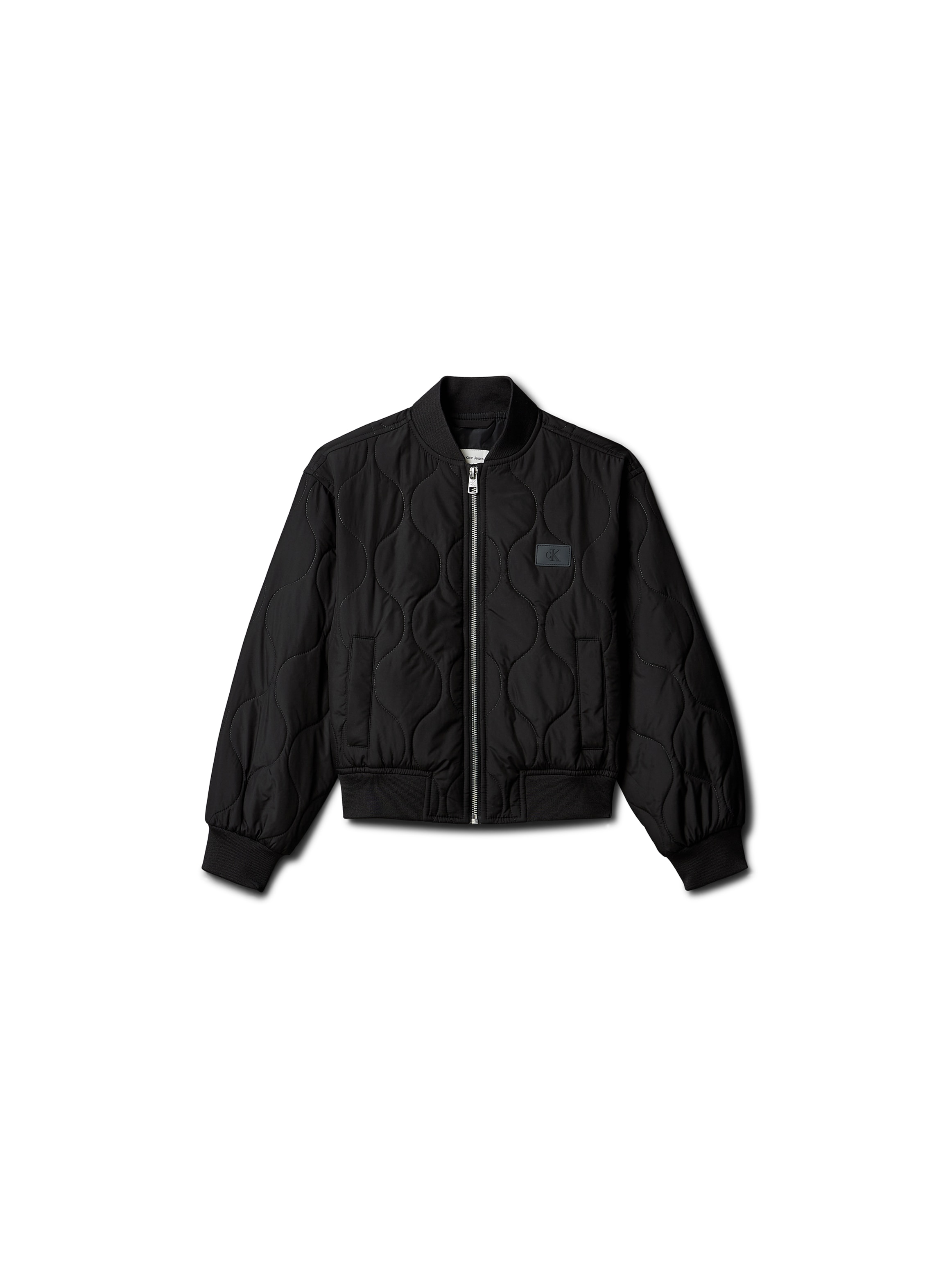Casaco Tipo Blusão Bomber Acolchoado Calvin Klein Preto-4