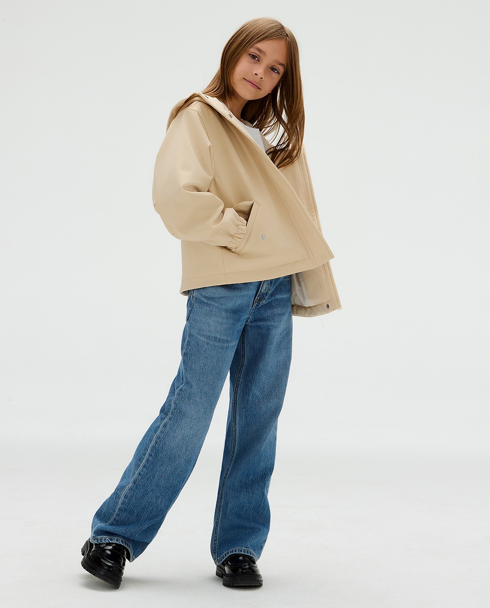 Casaco Estilo Parka Creme-4