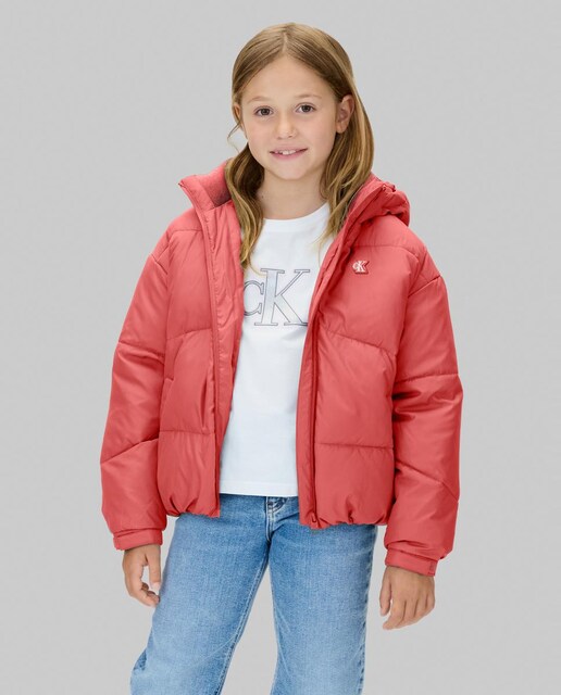 Imagen 0 de Chaqueta de niña acolchada con capucha