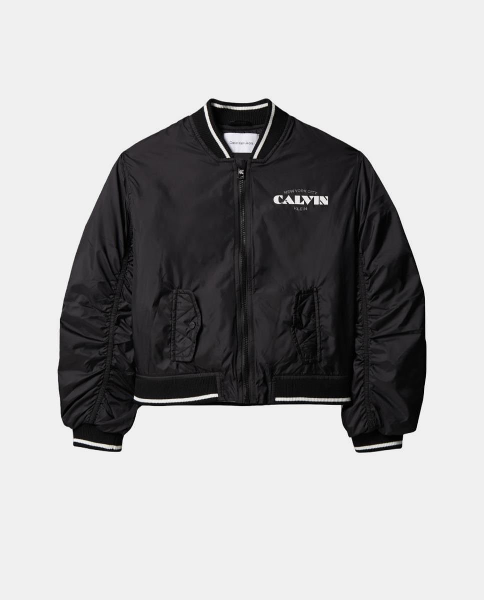 Casaco Estilo Blusão Bomber Calvin Klein Preto-4