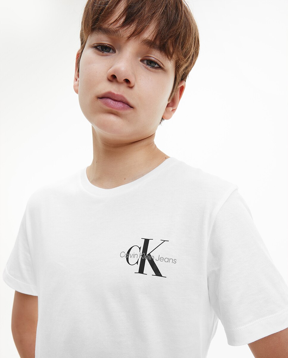 T-shirt branca Calvin Klein Branco-2