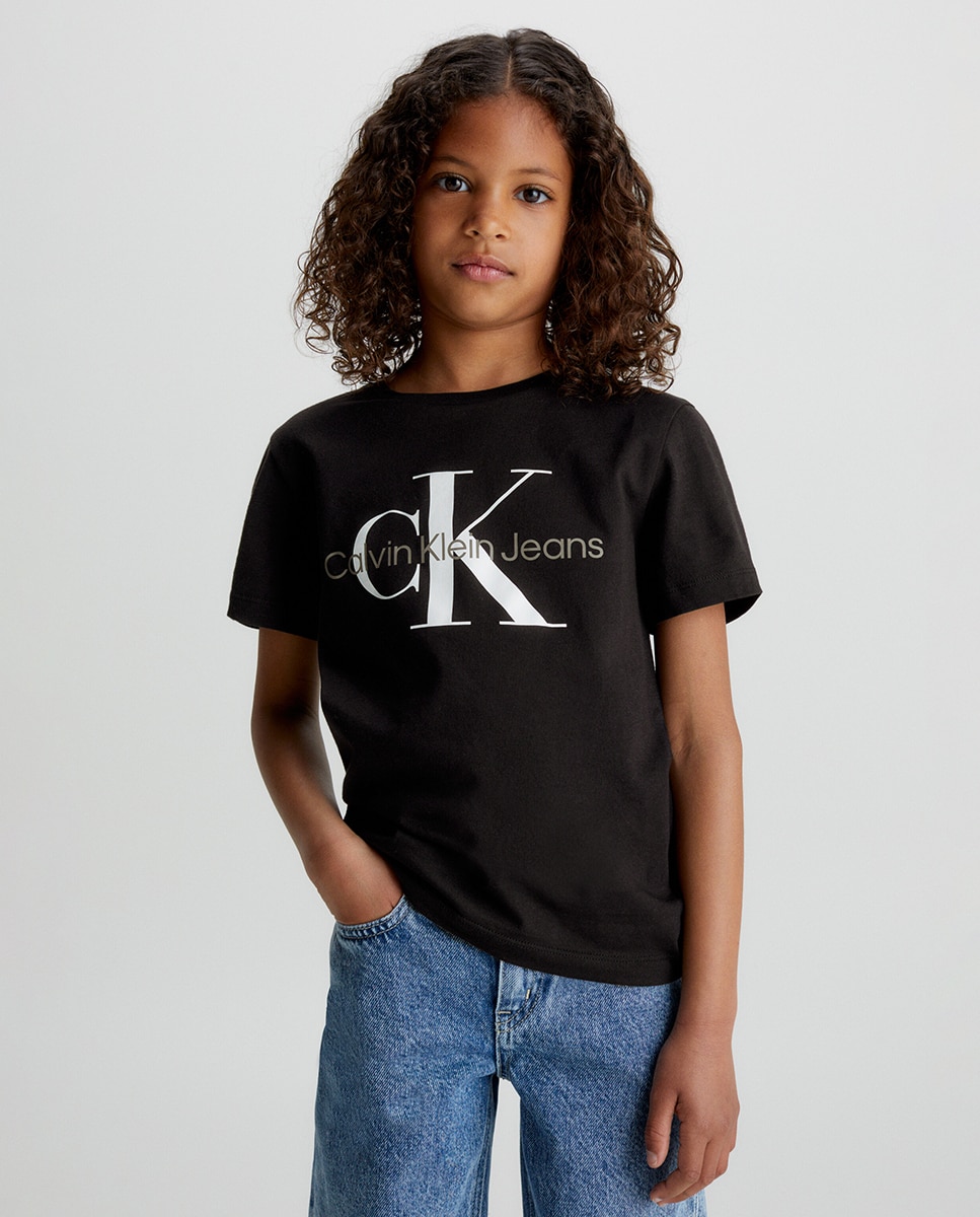 T-shirt de Manga Curta - Preto Calvin Klein Preto-1