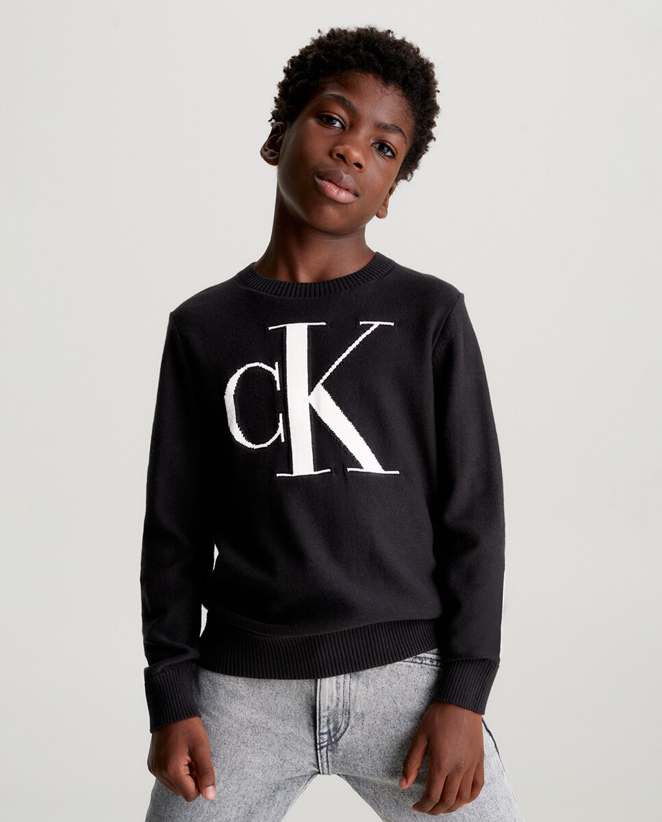 Camisola de Malha - Preto Calvin Klein Preto-1