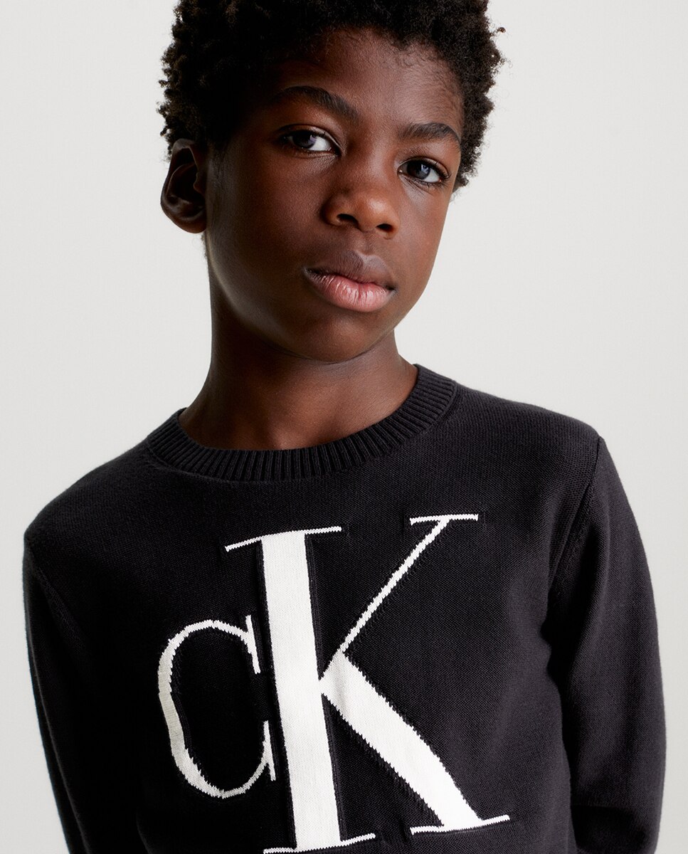 Camisola de Malha - Preto Calvin Klein Preto-3