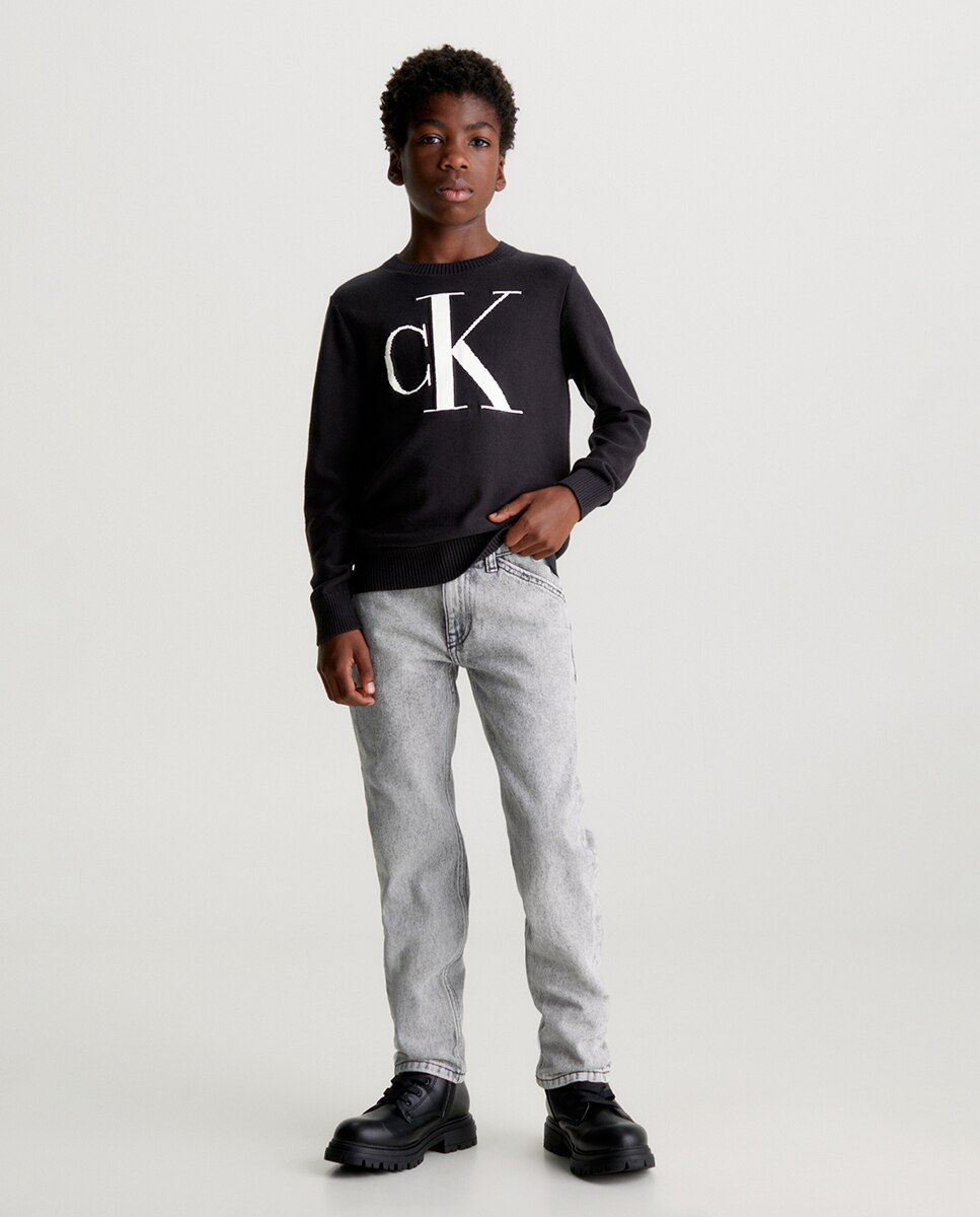 Camisola de Malha - Preto Calvin Klein Preto-4